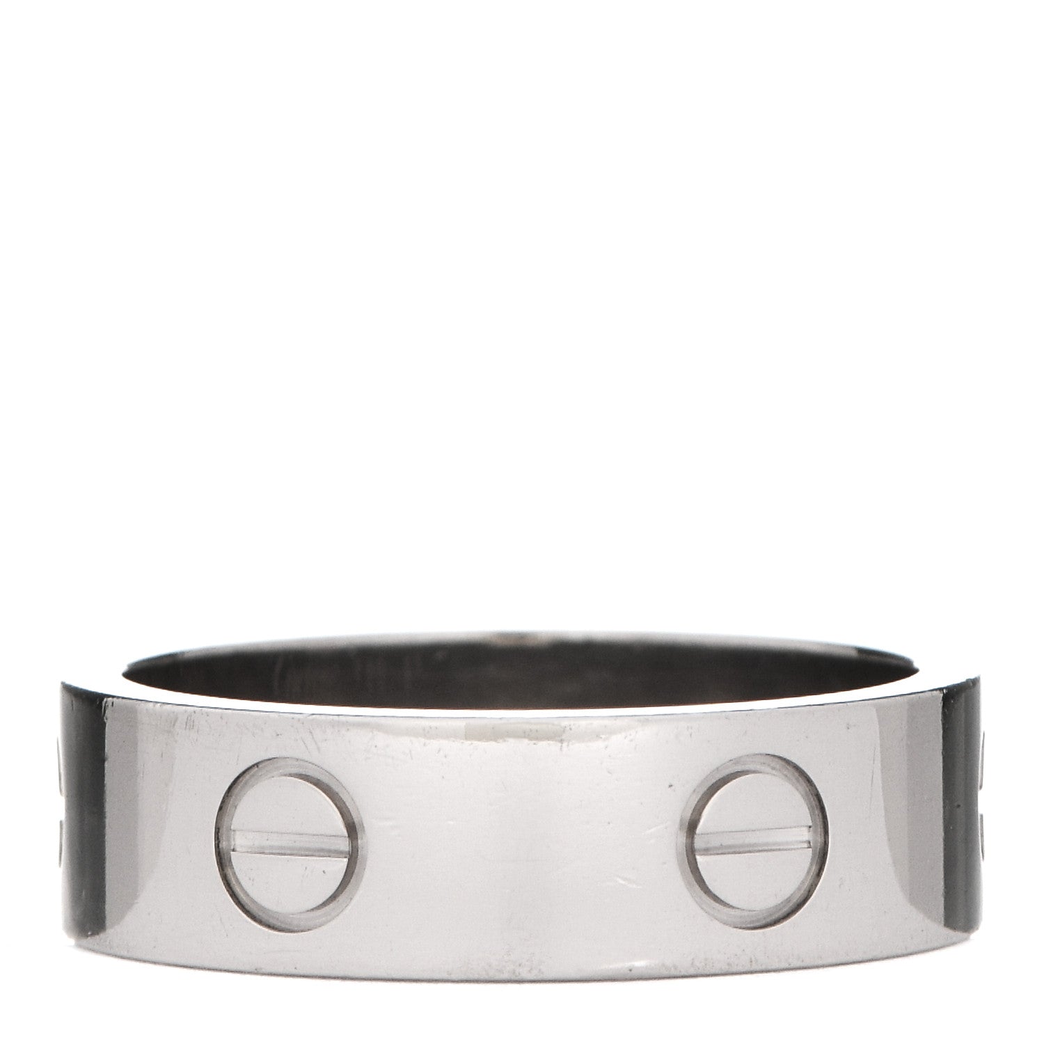Cartier 18K White Gold 5.5mm LOVE Ring 57 8 3 of 5