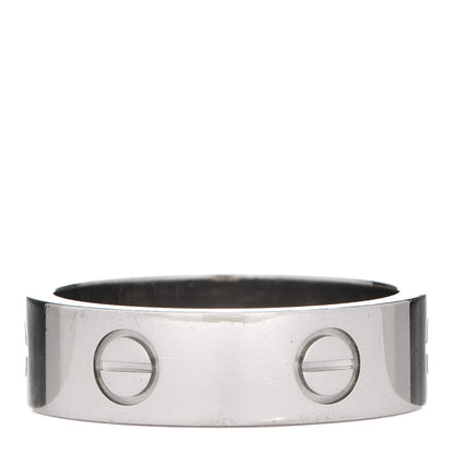 Cartier 18K White Gold 5.5mm LOVE Ring 57 8 3 of 5