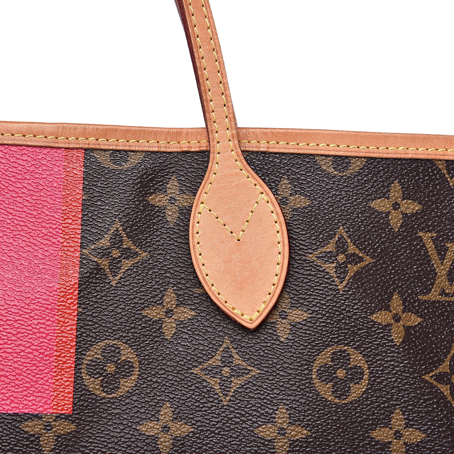 Monogram My LV Heritage Neverfull GM Red Magenta