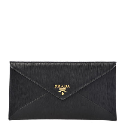 Prada Vitello Move Envelope Wallet Black 1 of 8