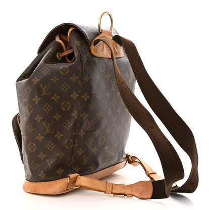 Louis Vuitton Monogram Montsouris GM Backpack 3 of 10