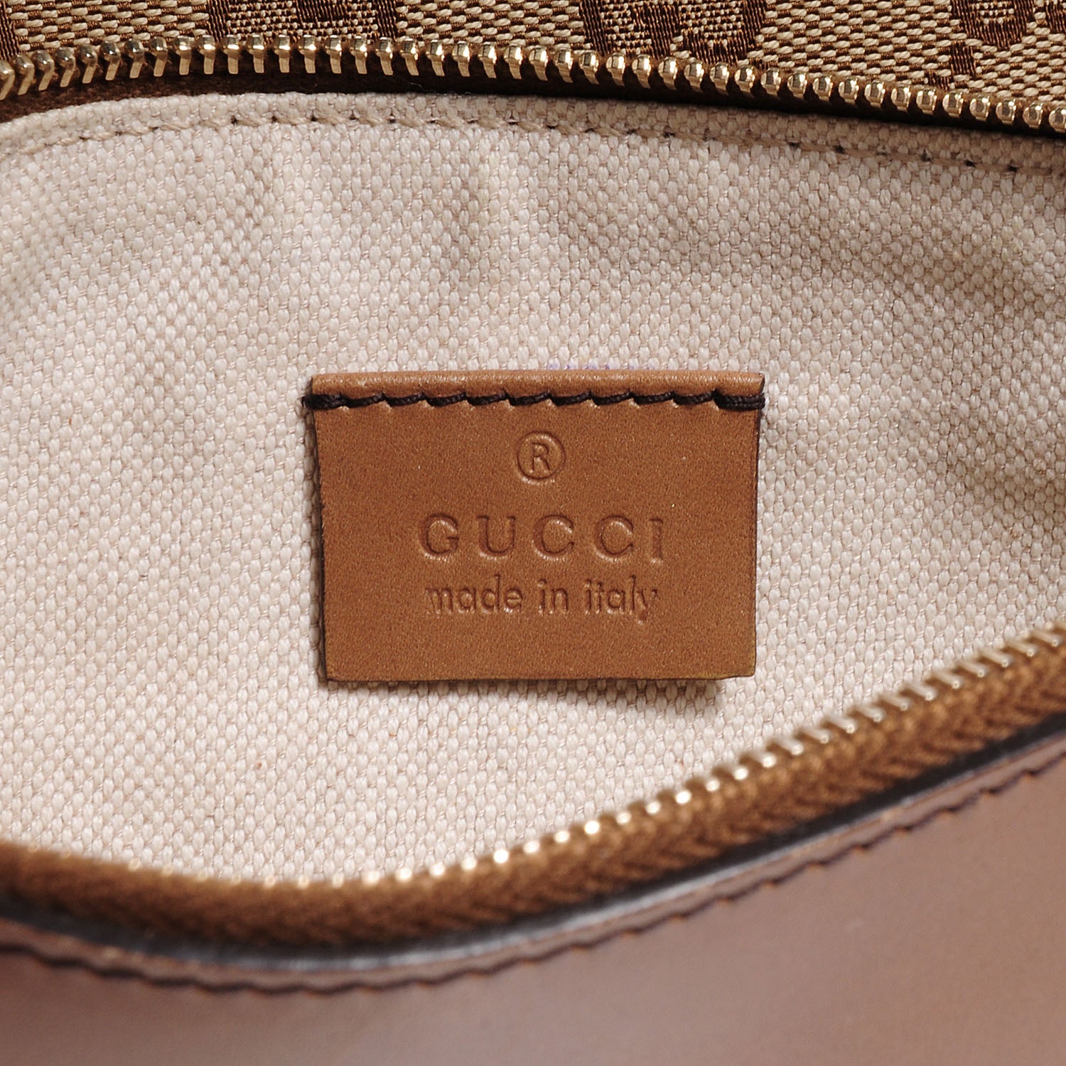 Gucci Monogram Medium Craft Tote Brown 7 of 8