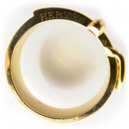 Hermes Belt Buckle Scarf Ring Gold 4 of 5