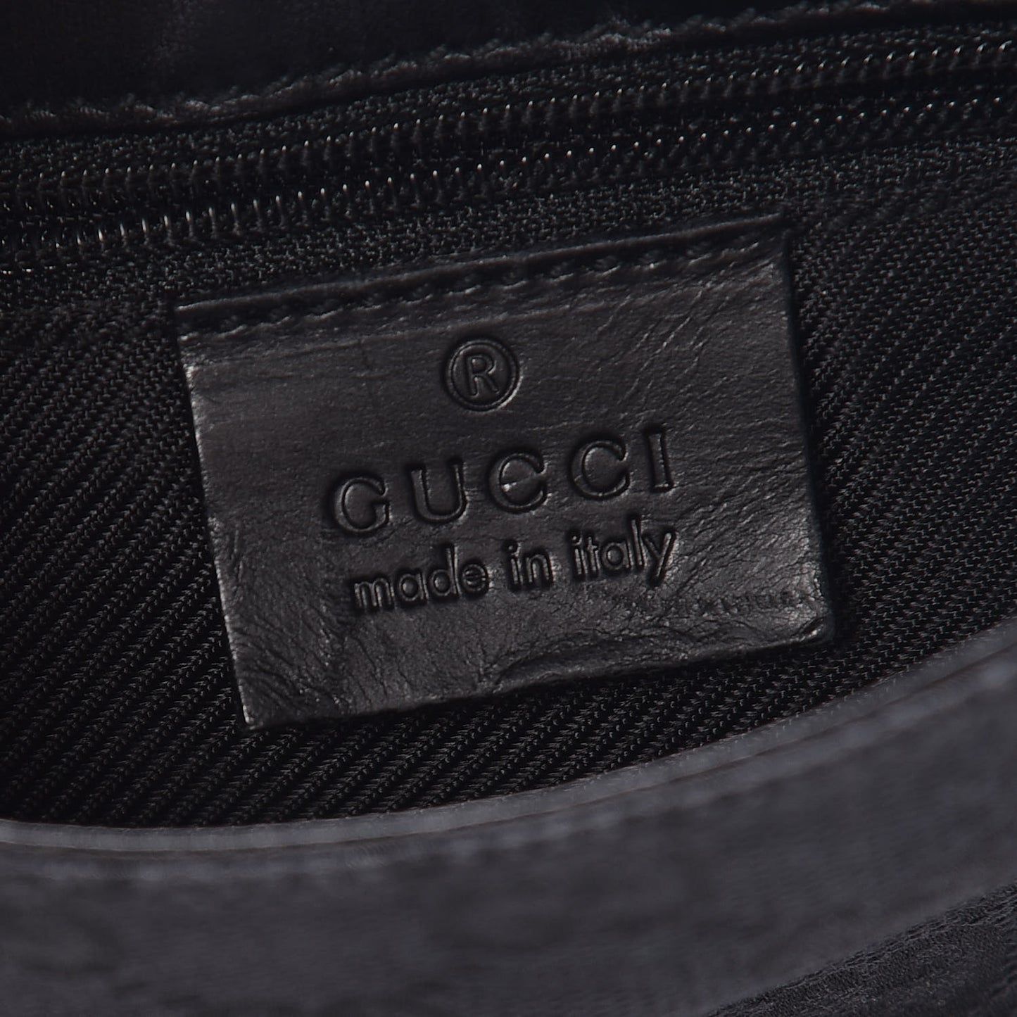 GG Monogram Web Flight Belt Bag Black