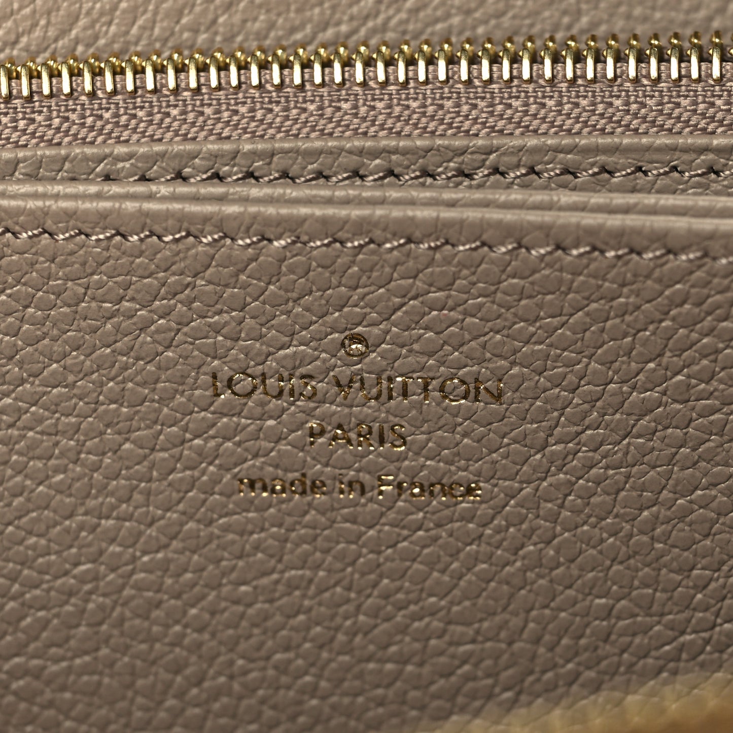 Empreinte Monogram Giant Zippy Wallet Tourterelle Creme