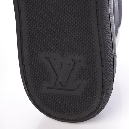 Louis Vuitton Nylon Damier Graphite Baseball High Top Sneaker Boots 8 6 of 7
