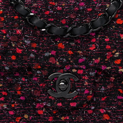 Chanel Tweed Quilted Mini Rectangular Flap Pink Multicolor 6 of 11
