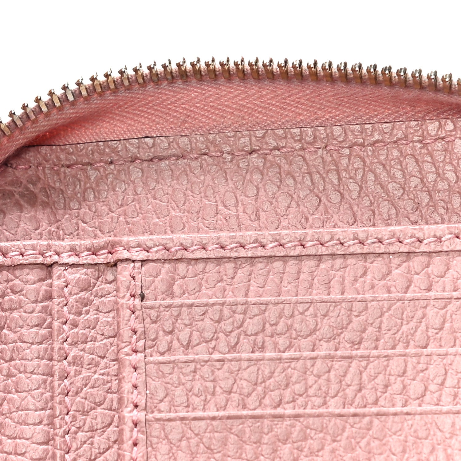 Gucci Dollar Calfskin Medium GG Zip Around Wallet Soft Pink 22 of 23