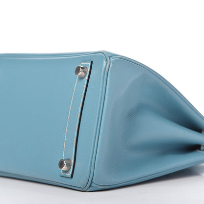 Hermes Epsom Birkin 25 Bleu Jean 7 of 18