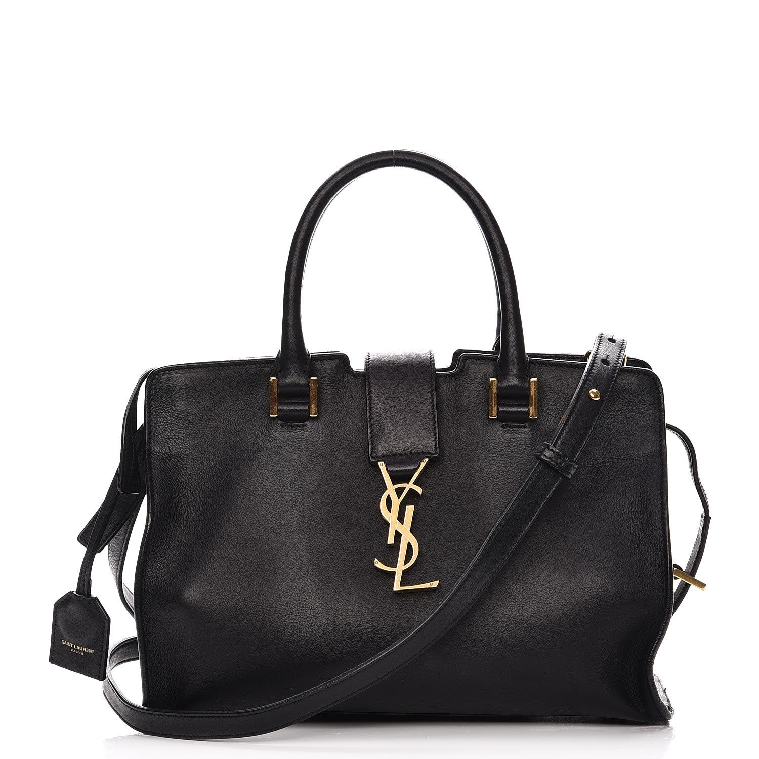 Saint Laurent Calfskin Monogram Baby Downtown Cabas Black 1 of 17