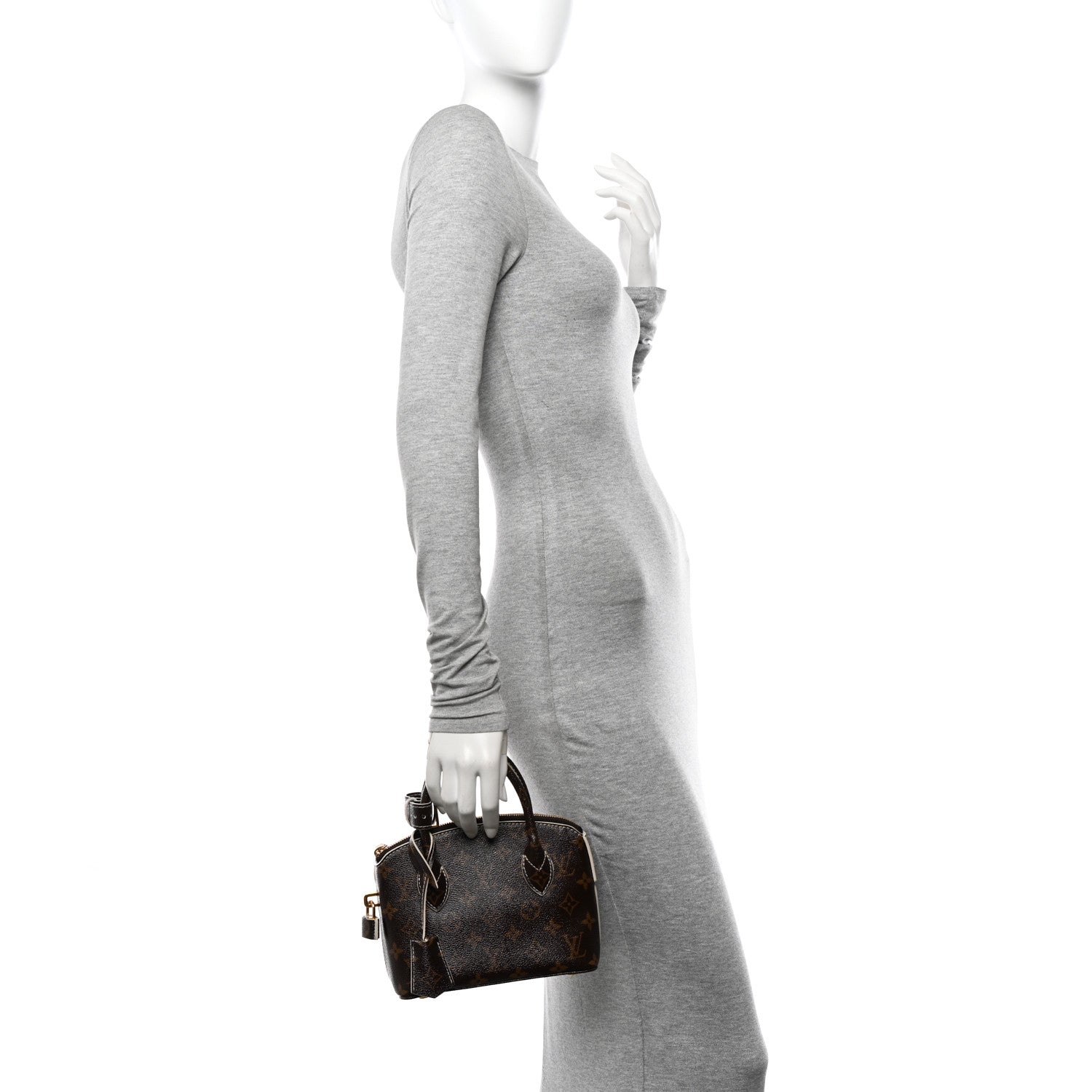 Louis Vuitton Monogram Shine Fetish Lockit BB 2 of 9