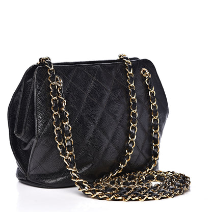 Chanel Caviar Quilted Shoulder Bag Black 2 of 12
