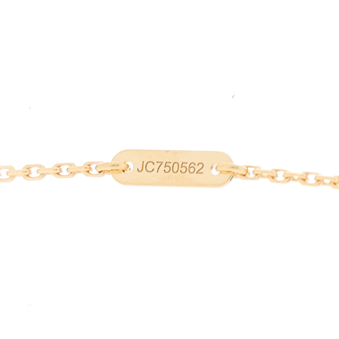 Van Cleef & Arpels 18K Yellow Gold Mother of Pearl Sweet Alhambra Butterfly Pendant Necklace 4 of 5