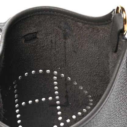 Hermes Taurillon Clemence Evelyne TPM Vert De Gris 9 of 11