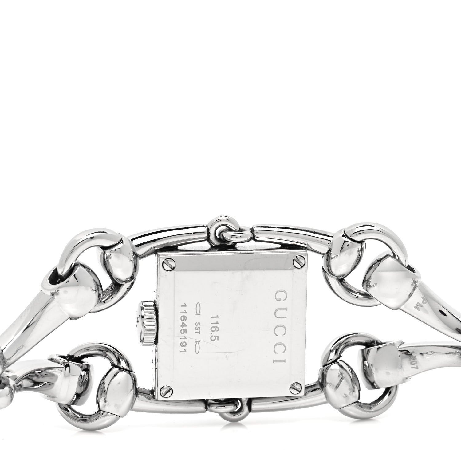 Gucci Stainless Steel Diamond Bezel Mother of Pearl 20mm Signoria Quartz Watch 4 of 5