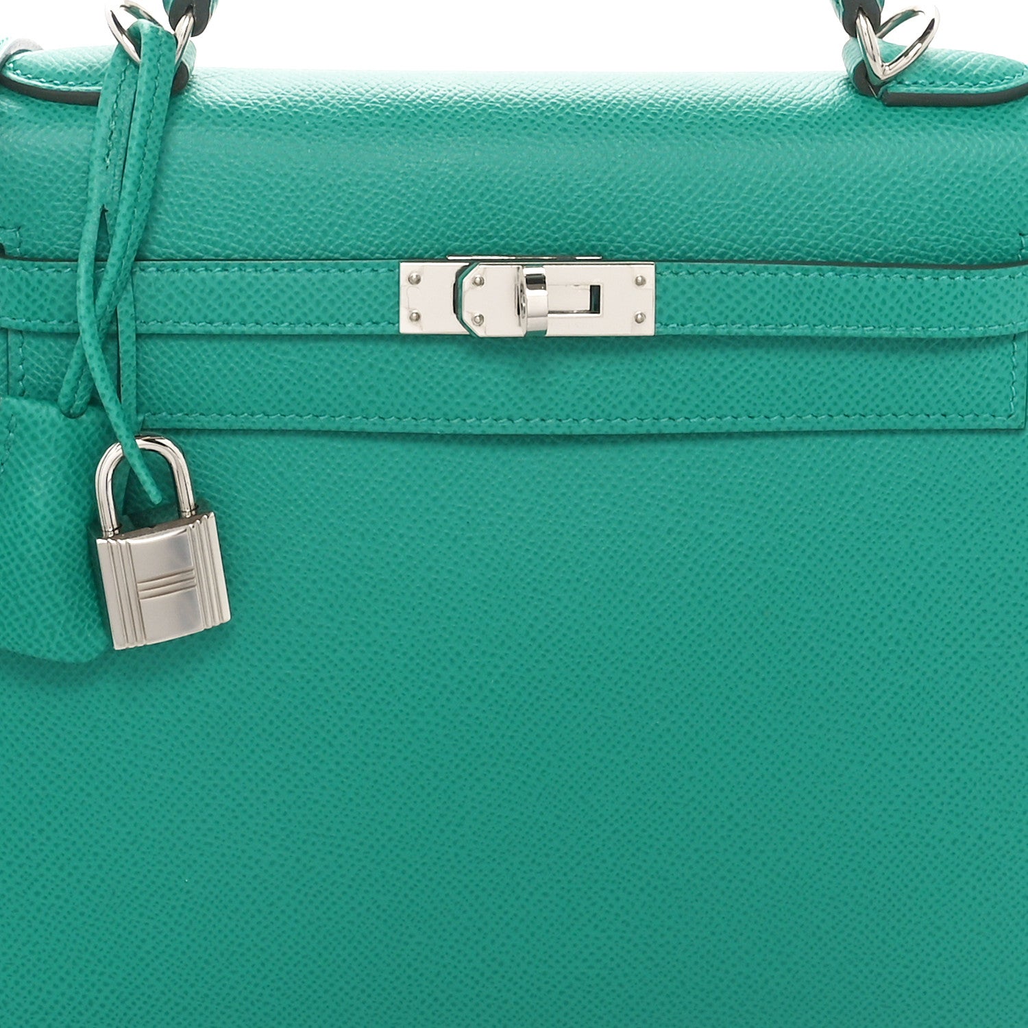 Hermes Epsom Kelly Sellier 25 Vert Jade 8 of 11