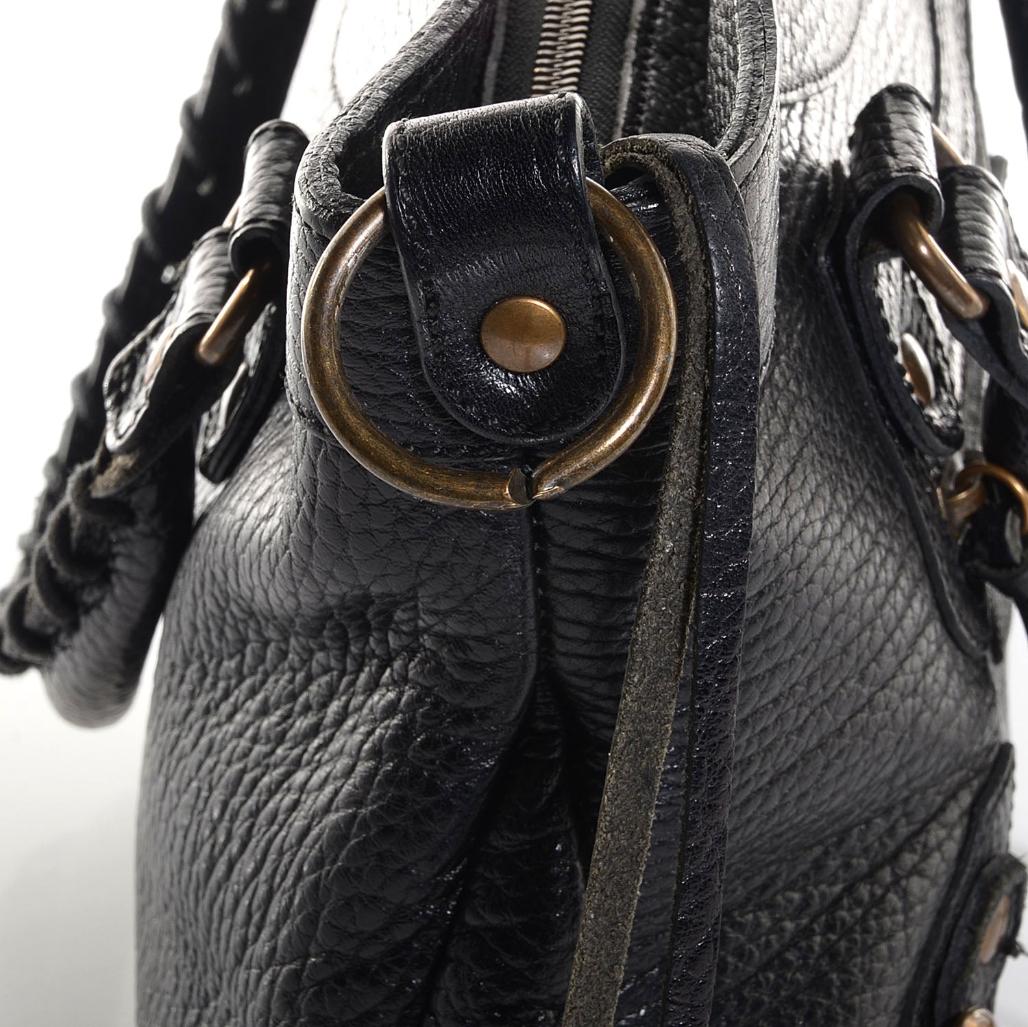 Balenciaga Pebbled Caribou Classic Hardware First Black 13 of 16