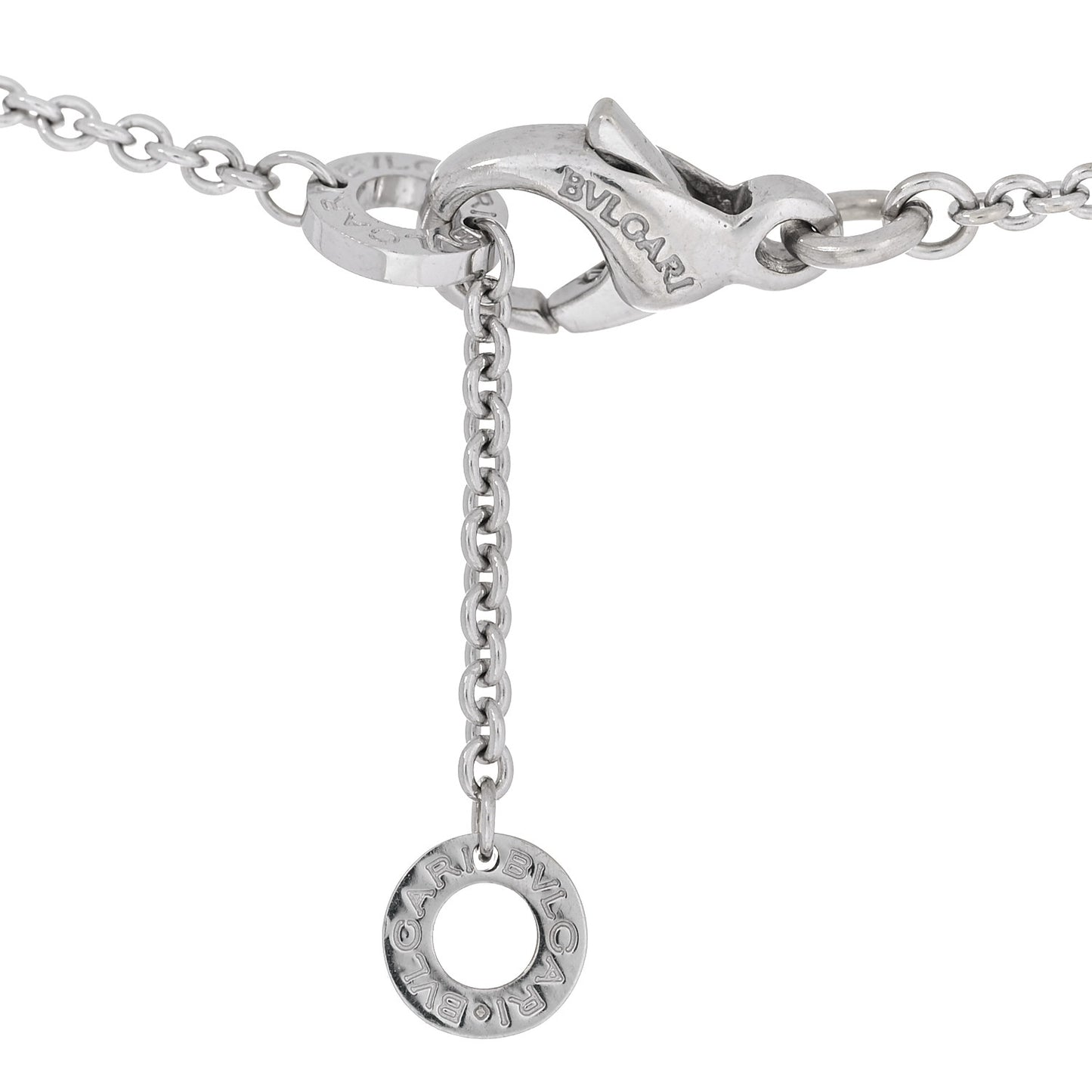 18K White Gold Diamond Cicladi Pendant Necklace