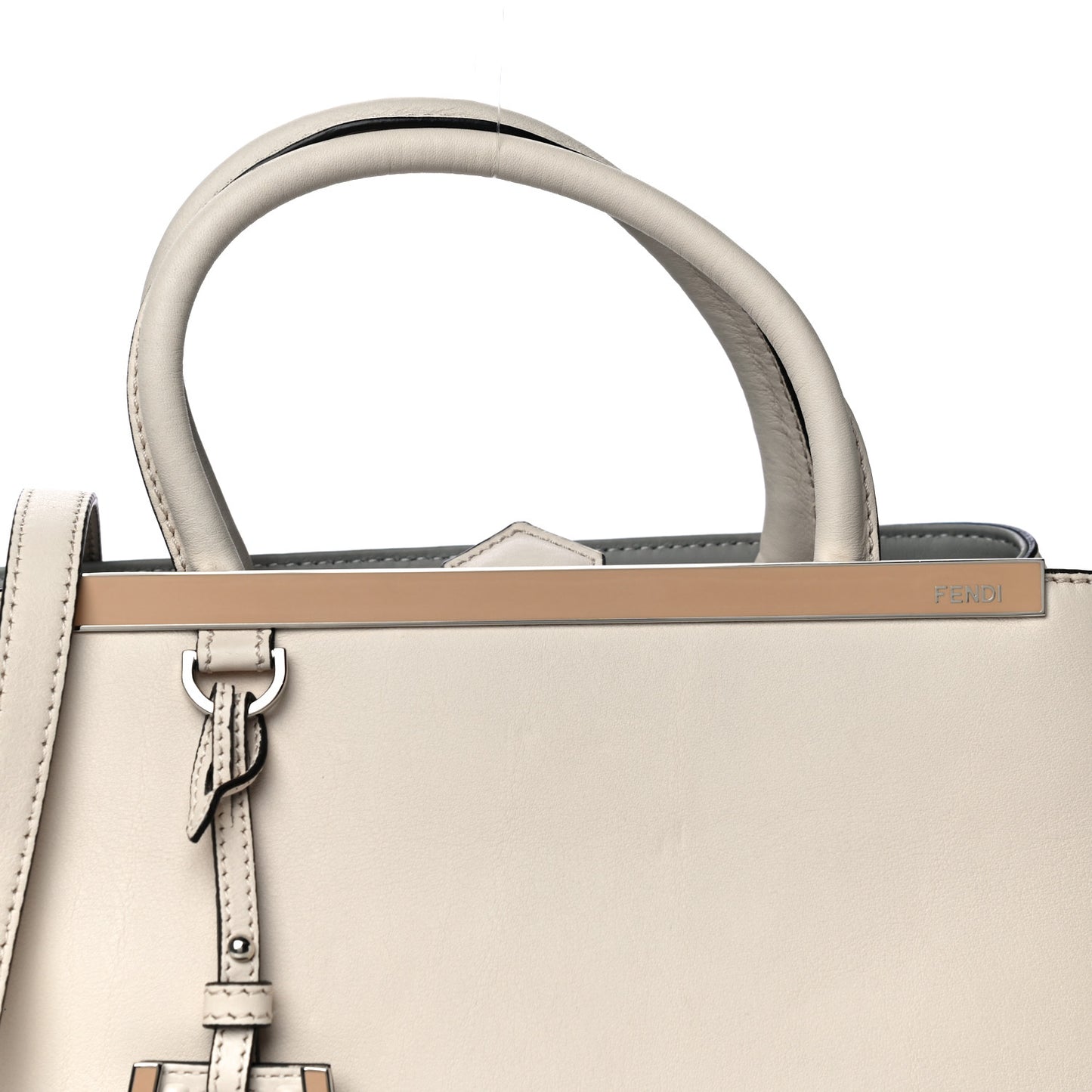 Vitello Dolce Century Petite 2Jours Tote Camelia Ghiaccio