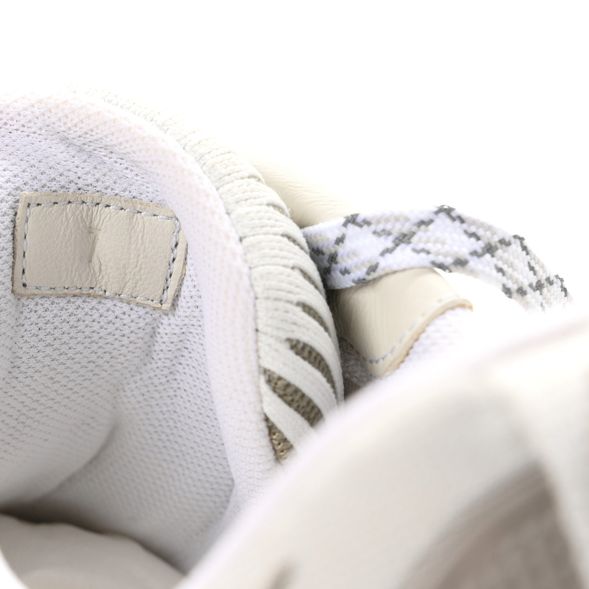 Mesh Fabric Ripple Splash Mens Sneakers  7 Grey White