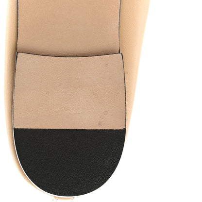 Chanel Lambskin Cap Toe Ballerina Flats 38.5 Beige Black 9 of 10