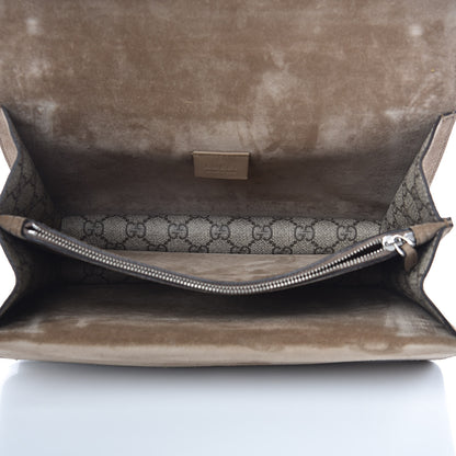 Gucci GG Supreme Monogram Small Dionysus Shoulder Bag Taupe 5 of 11