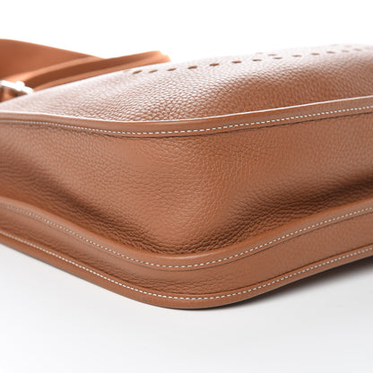 Hermes Taurillon Clemence Evelyne III GM Gold 8 of 10