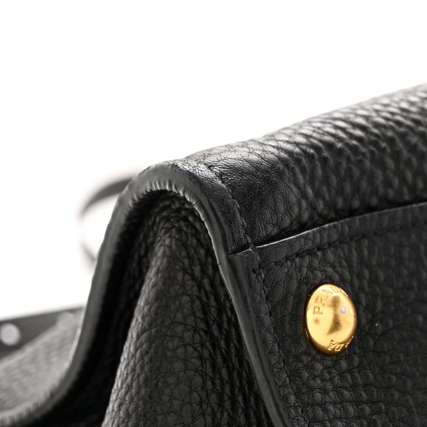 Vitello Phenix Shopping Tote Black