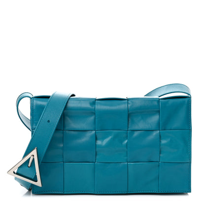 Bottega Veneta Paper Calfskin Maxi Intreccio Cassette Crossbody Bag Blaster 1 of 11