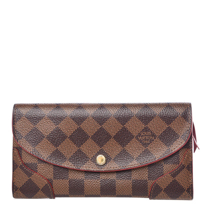 Louis Vuitton Damier Ebene Caissa Wallet Cherry 1 of 11