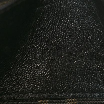 Fendi Fabric Jacquard FF 1974 Nano Baguette Charm Tobacco Moro Black 6 of 10