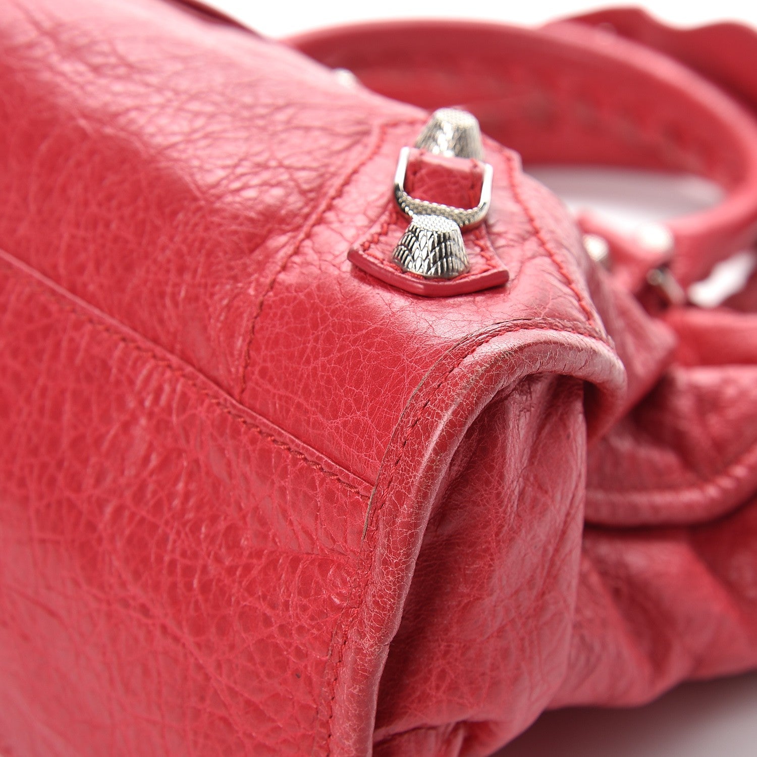 Balenciaga Agneau Giant 12 Silver Hardware City Rose Thulian 9 of 15
