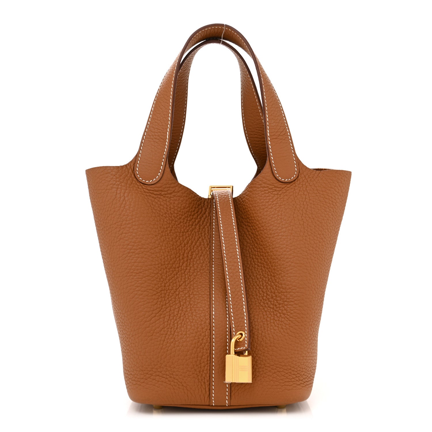 Hermes Taurillon Clemence Picotin Lock 18 PM Gold 1 of 11