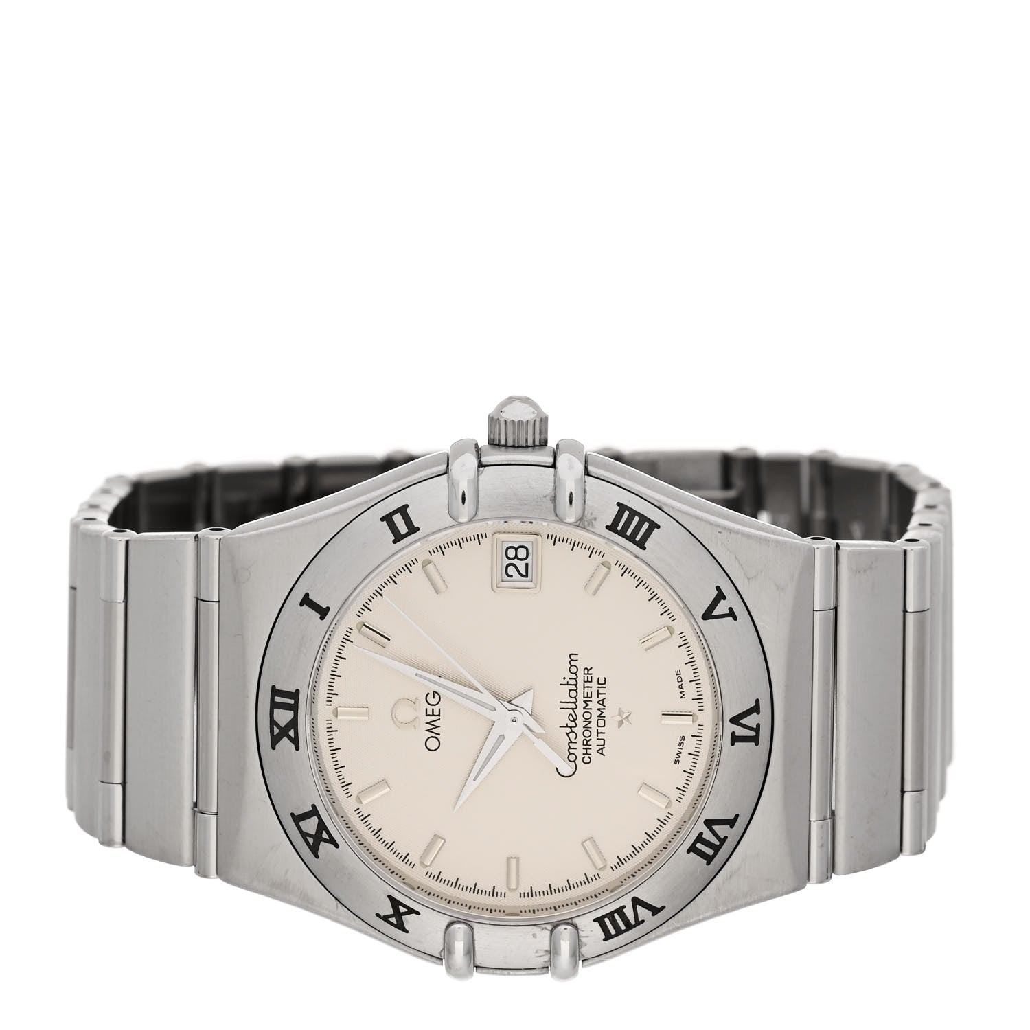Omega Stainless Steel 35mm Constellation Chronometer Automatic Watch White 1502.30.00 2 of 5