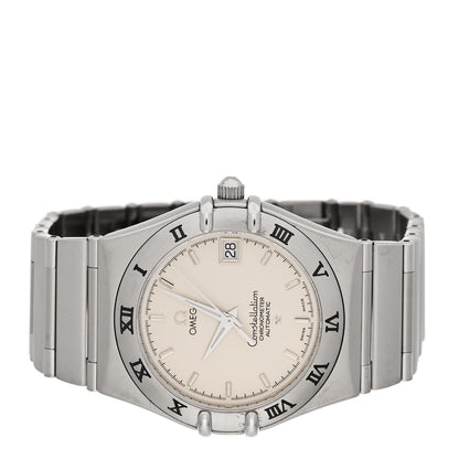 Omega Stainless Steel 35mm Constellation Chronometer Automatic Watch White 1502.30.00 2 of 5