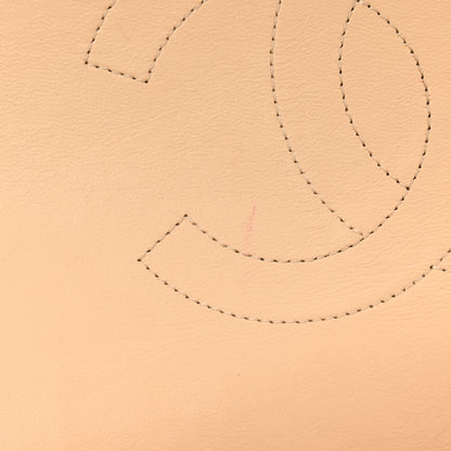 Chanel Caviar Quilted Maxi Double Flap Light Beige 12 of 14