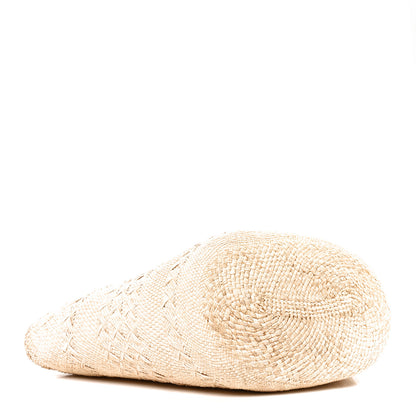 Loewe Calfskin Raffia Paulas Ibiza Medium Anagram Basket Tote Bag Natural Tan 4 of 9