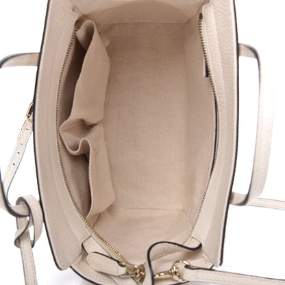 Gucci Dollar Calfskin Mini Swing Top Handle Bag Mystic White 5 of 10