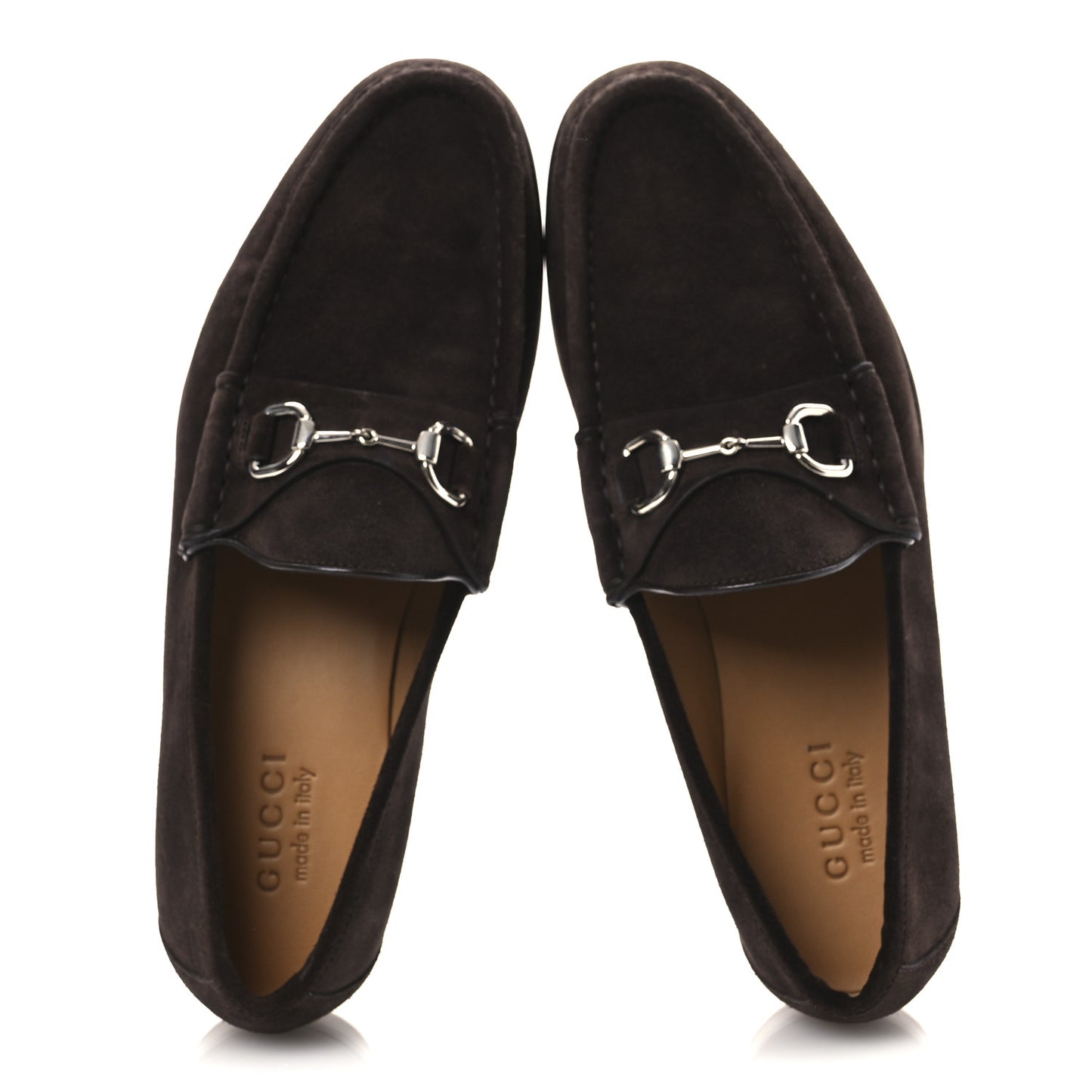 Suede Mens Horsebit Loafers 9 Testa di Moro