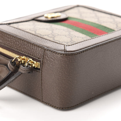 Gucci GG Supreme Monogram Mini Ophidia Top Handle Shoulder Bag Brown 6 of 10