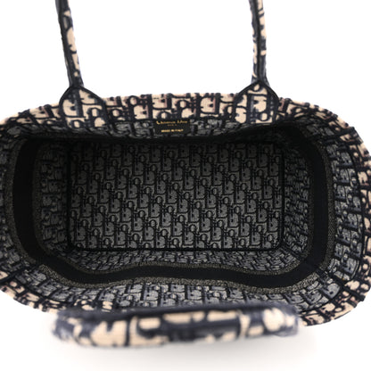 Christian Dior Oblique Catherine Tote Blue 5 of 10