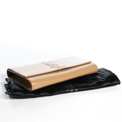 Saint Laurent Patent Leather Belle de Jour Clutch Nude 4 of 7
