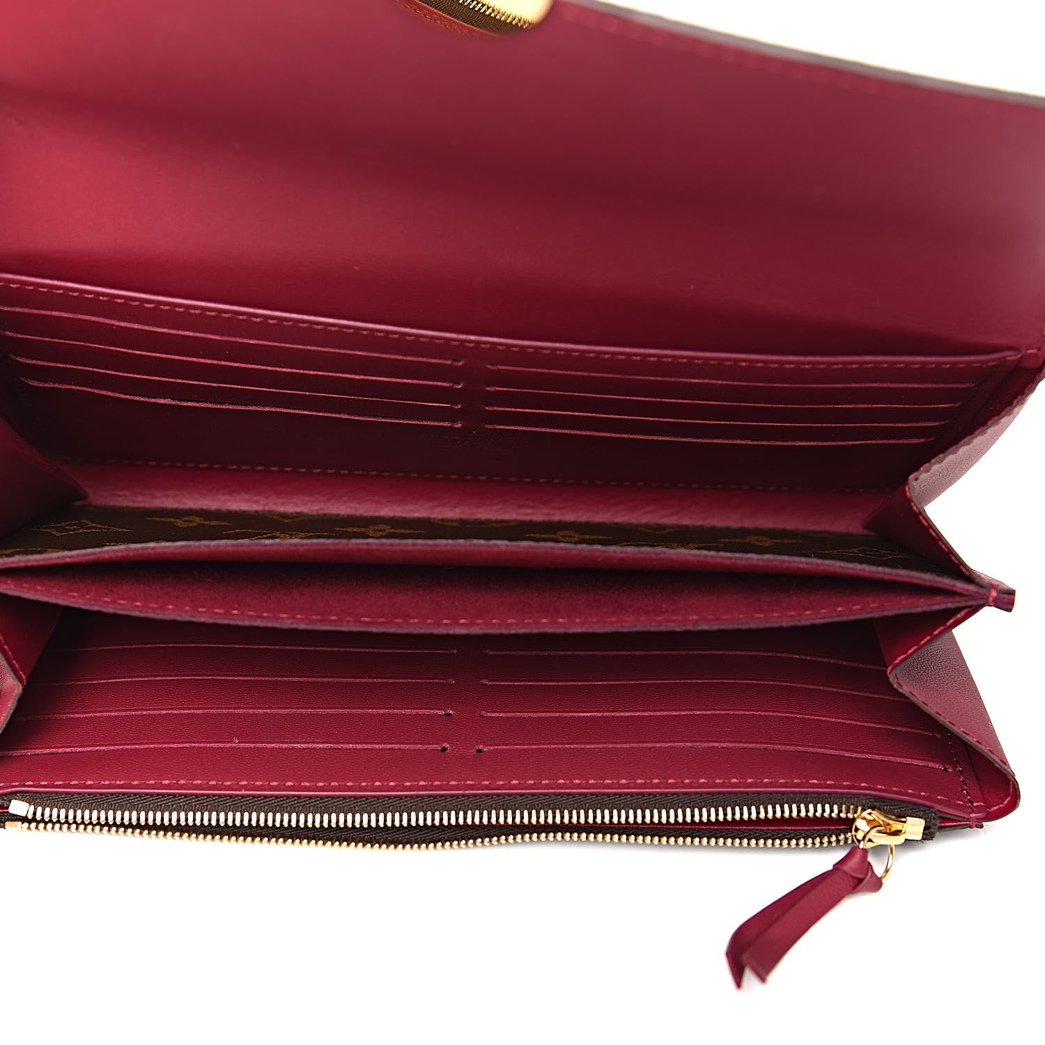 Louis Vuitton Monogram Flore Wallet Fuchsia 5 of 6