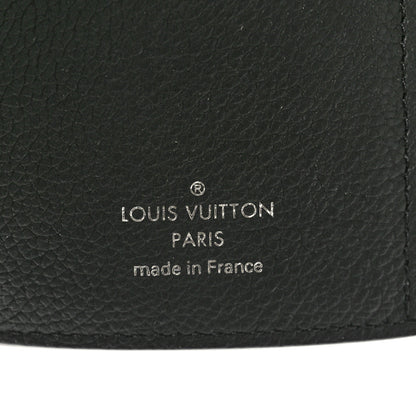 Louis Vuitton Soft Calfskin My Lockme Compact Wallet Black 6 of 7