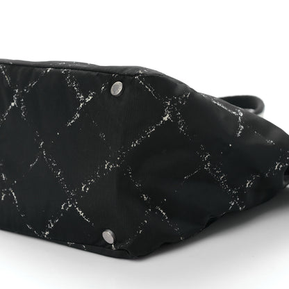 Chanel Nylon Travel Toiletry Tote Black 9 of 9