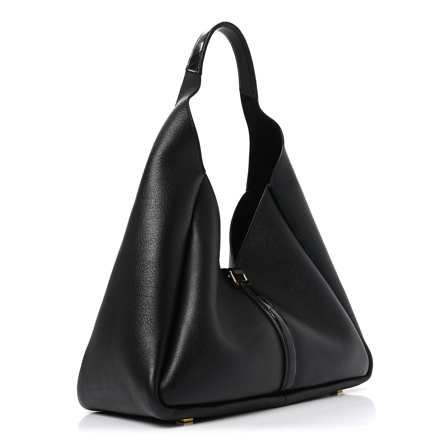 GIVENCHY ブラック コーデュロイ Givenchy Calfskin Crocodile Embossed Medium G-Lock Hobo Black