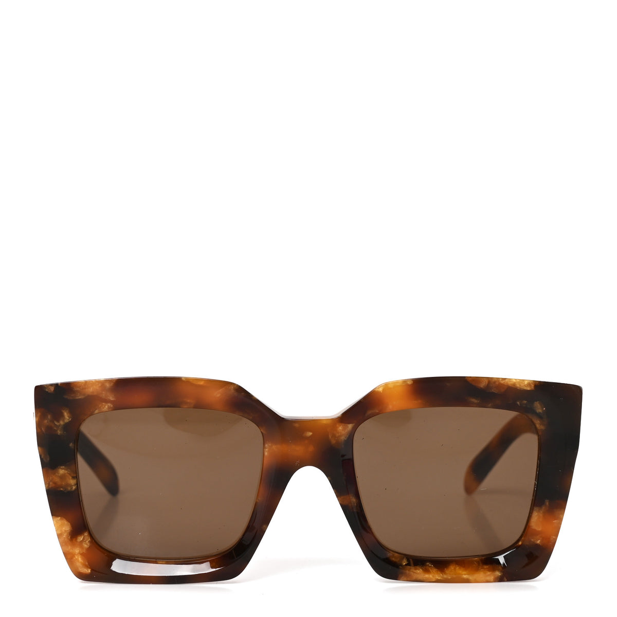 Acetate Square Sunglasses CL40130I Havana