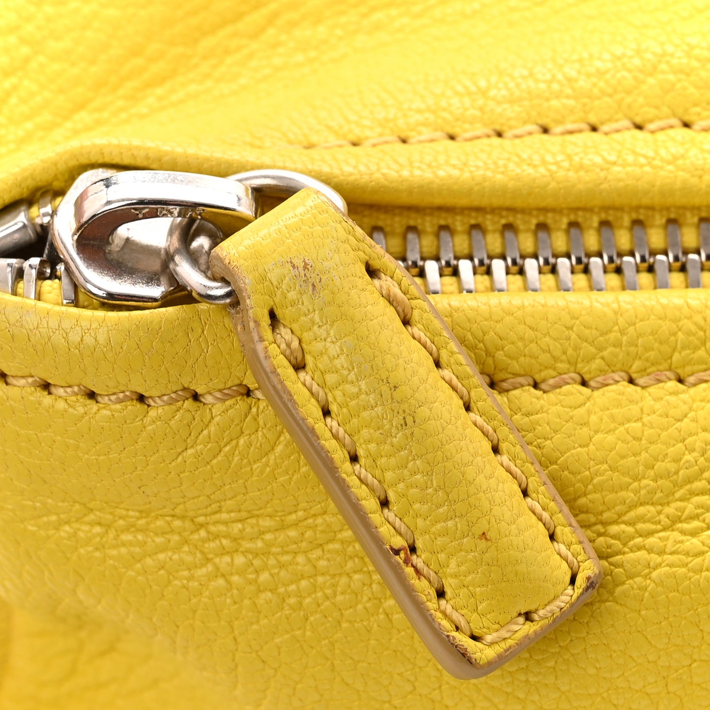 Sugar Goatskin Small Pandora Yellow