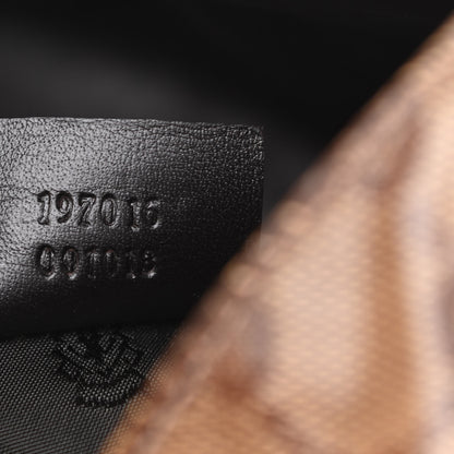 Gucci Crystal Monogram Medium Hysteria Tote Dark Brown 7 of 10