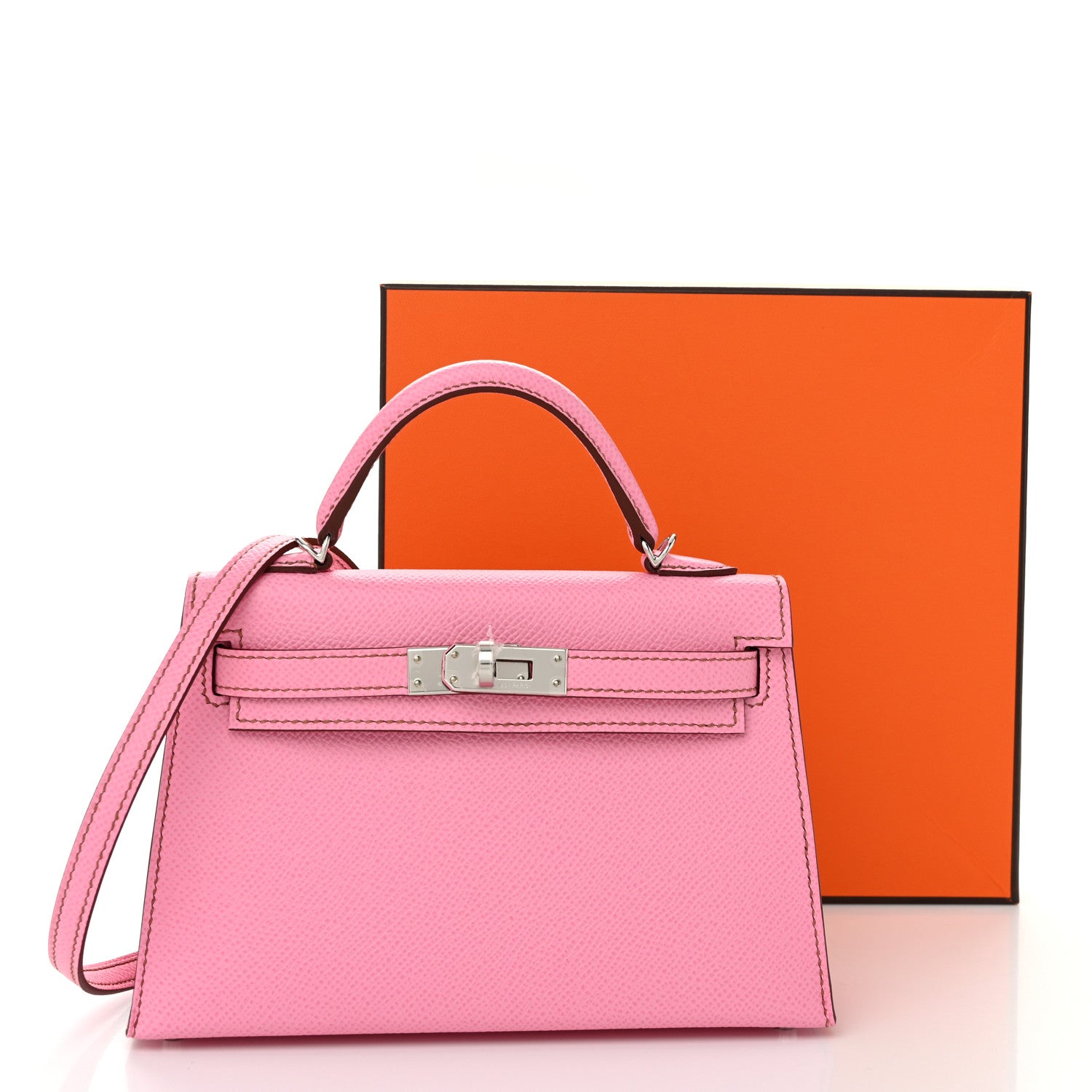 Hermes Epsom Mini Kelly Sellier 20 5P Pink 11 of 11